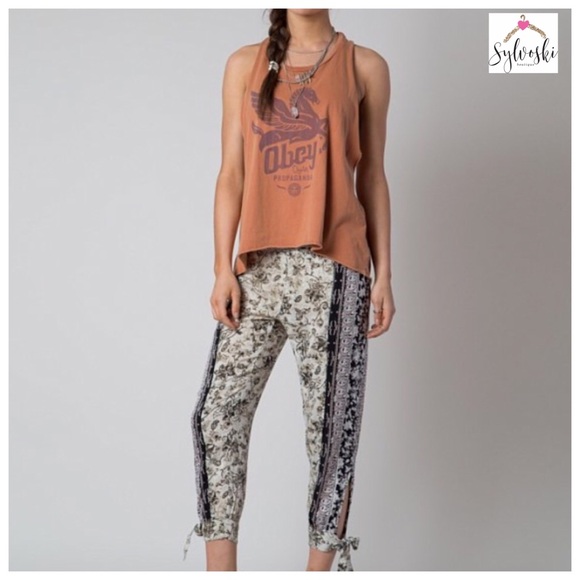 🆕O'Neill Tucker Printed Floral Woven Soft Pant - Picture 3 of 8